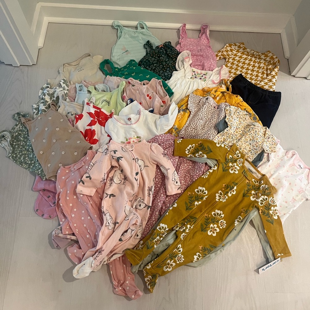 34 Pc Lot - 9 month Baby Girl Clothes